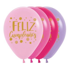 Globos Feliz Cumpleaños Bolitas