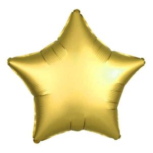 Globo Estrella Dorado con Helio