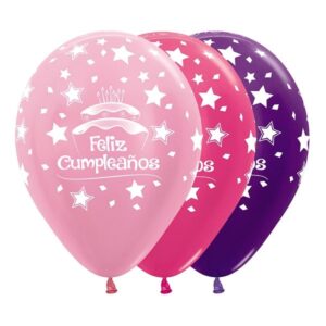 Globos con Helio Torta de Cumpleaños