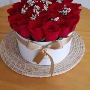 Caja de Rosas x 24 Rojas