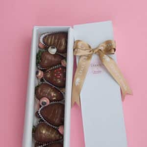 Fresa bañadas en chocolate x 7