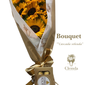 Bouquet de Girasoles “Cascada Soleada”