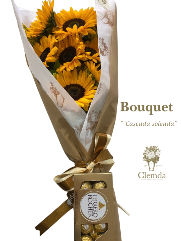 Bouquet de Girasoles “Cascada Soleada”